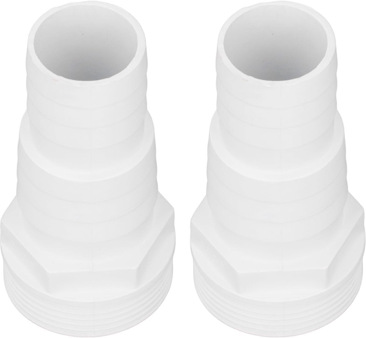 SnelShoppen - Duurzame Plastic Zwembad Filterpomp Slangadapter 47mm Mannelijk Schroefdraad 32-38mm Slangkoppeling Hoog Betrouwbaar Voor Zwembaden SPA
