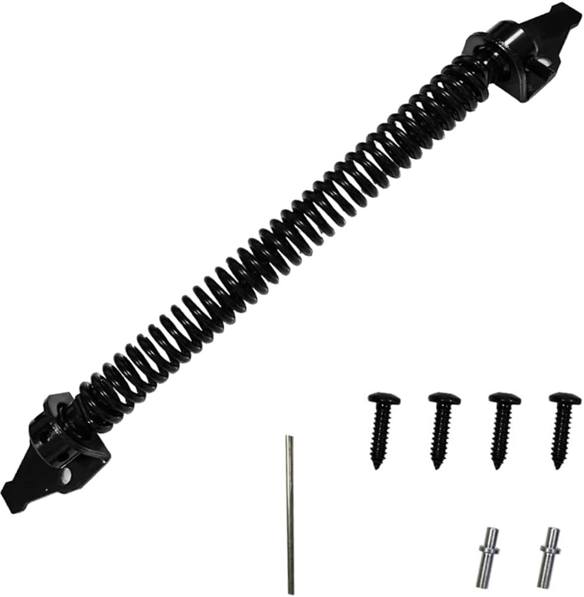 Deurdranger 14 Inch - Verstelbaar - Zwart - Voor tuin- en houten poorten - ShopVlot