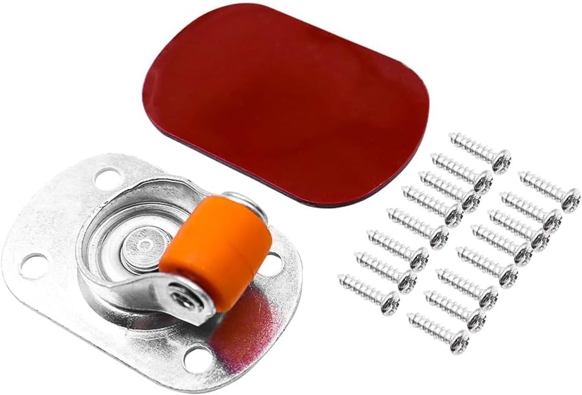 SnelShoppen - 20 Stuks Universele Mini Wielen voor Huishoudelijke Apparaten, Kast Rollen, 1.2 cm, Opbergbakken Wielen, Stevige en Geluidsarme Rolsyste