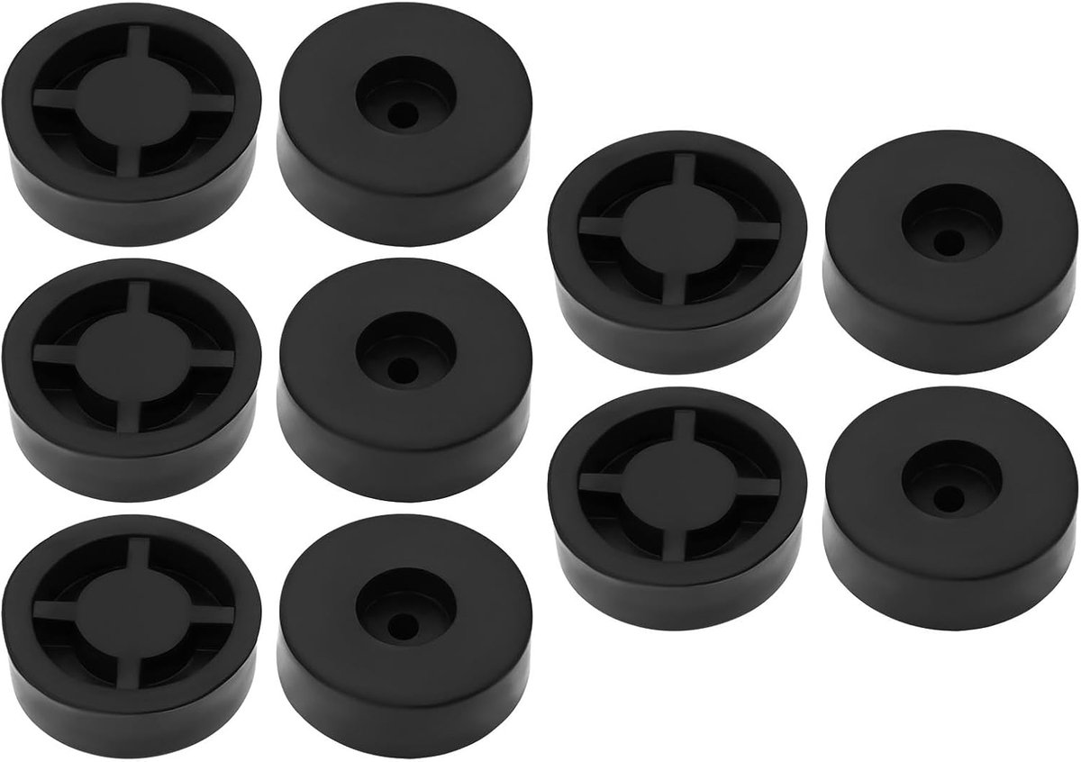 SnelShoppen - 10PCS Audio Vloermat Subwoofer Rubber Voetjes Rond Antislip Rubber Voeten Voor Luidsprekers Meubels Apparaten Pad 45x15mm