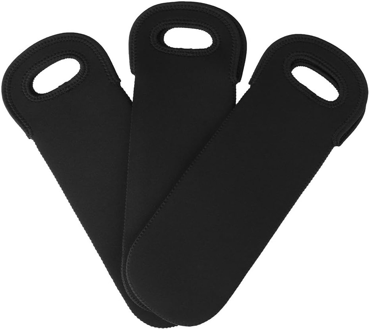 SnelShoppen - 3 Stuks Neopreen Wijn Sleeve, Geïsoleerde Reis Sleeves Fles Koeler Wijnfles Tas Beschermhoes Drankhouder voor Flessen