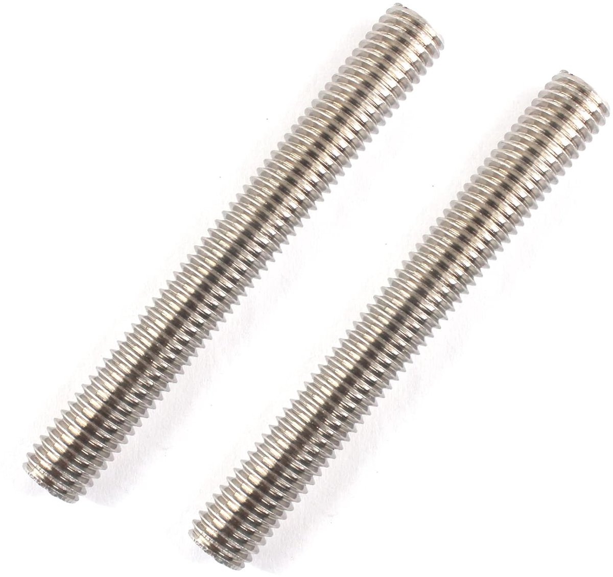 SnelShoppen - 10 Stuks M12x40 RVS Volledig Gegraafde Schroefdraad Stang, Hoogwaardige Roestvrijstalen Verbindingsstang voor Bouw, Klussen, Meubelconst