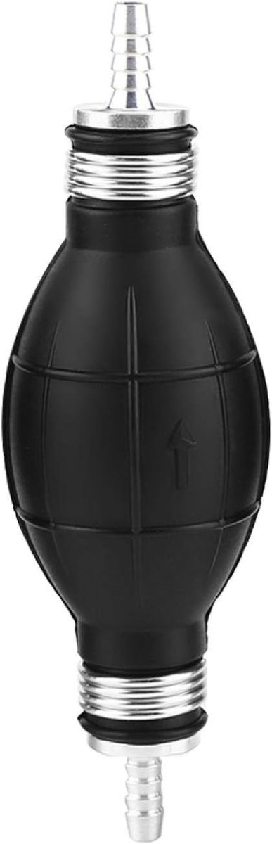 SnelShoppen - Brandstofpomp Primer Aluminium Rubber Brandstoflijn Handmatige Primer Lamp Benzine voor Auto Boot Buitenboordmotor (6mm)