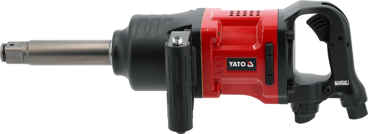 Professionele Pneumatische Slagmoersleutel – 1" Aansluiting – 4000 Nm – Met Verlengde Spindel (6") – Voor Zwaar Werk & Vrachtwagens