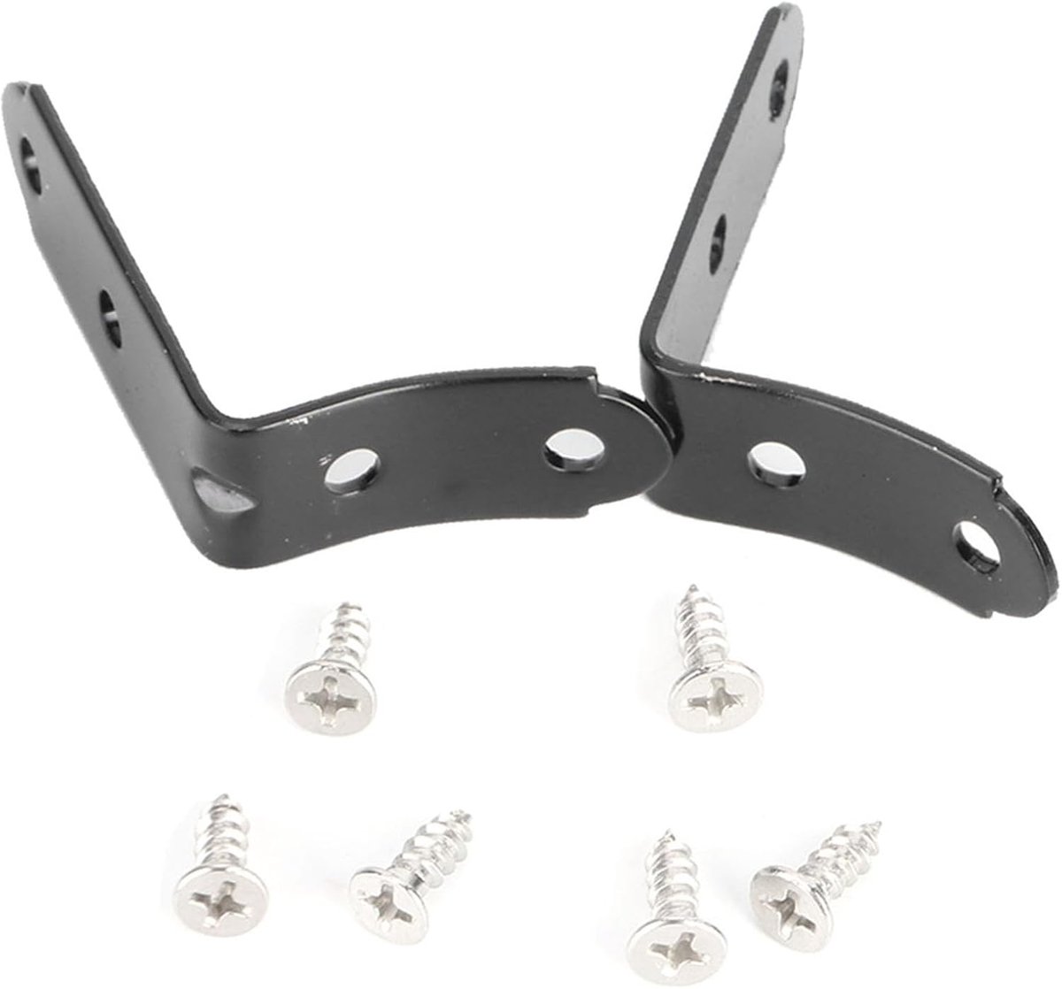 SnelShoppen - Hinge Repair Kit voor Auto Handschoenenvakdeksel Scharnier Beugel Reparatieset van Hoogwaardig Ijzer met 8 Bevestigingsschroeven