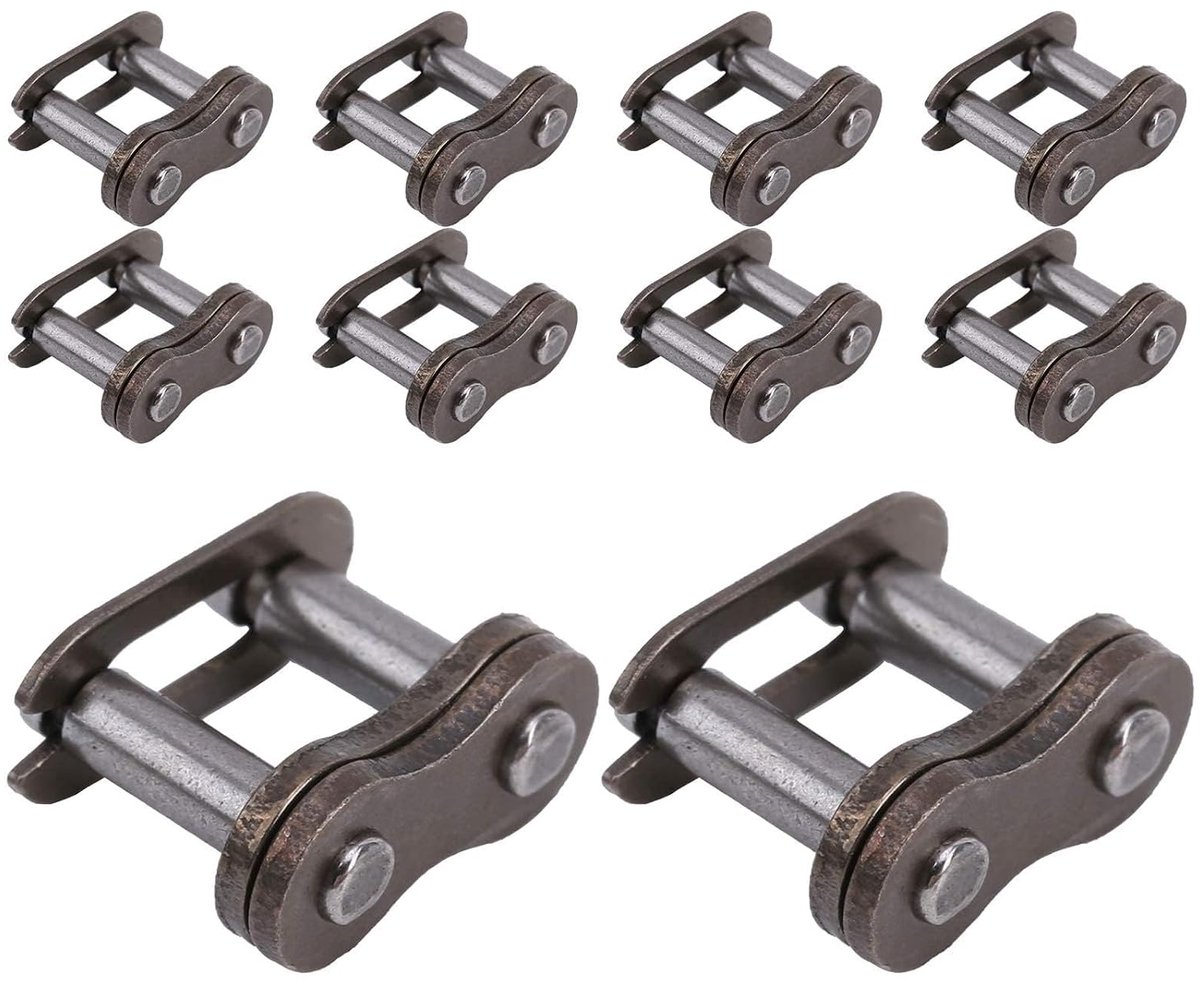 SnelShoppen - Fietsketting, 10 Stuks Sterke Master Link, Roller Chain Verbinders 25H voor Reparatie en Mountainbike