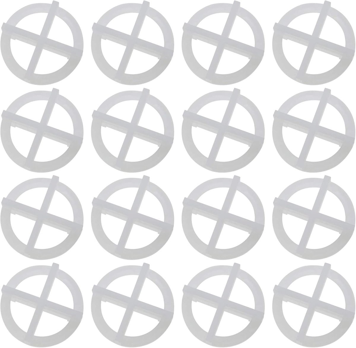 SnelShoppen - 200pcs 2mm Herbruikbare Tegelniveau Systeem Spacers Plastic Clips - Verwijderbare Tegel Gereedschap voor Afstand van Vloer of Wand Tegel