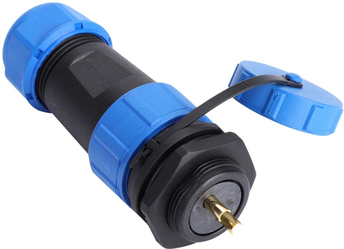 SnelShoppen - Waterdichte Luchtvaart Plug Socket Connector IP68 2Pin/3Pin/4Pin/5Pin/6Pin/7Pin/9Pin 500V 30A In-line Connector Voor Bedrading Installat