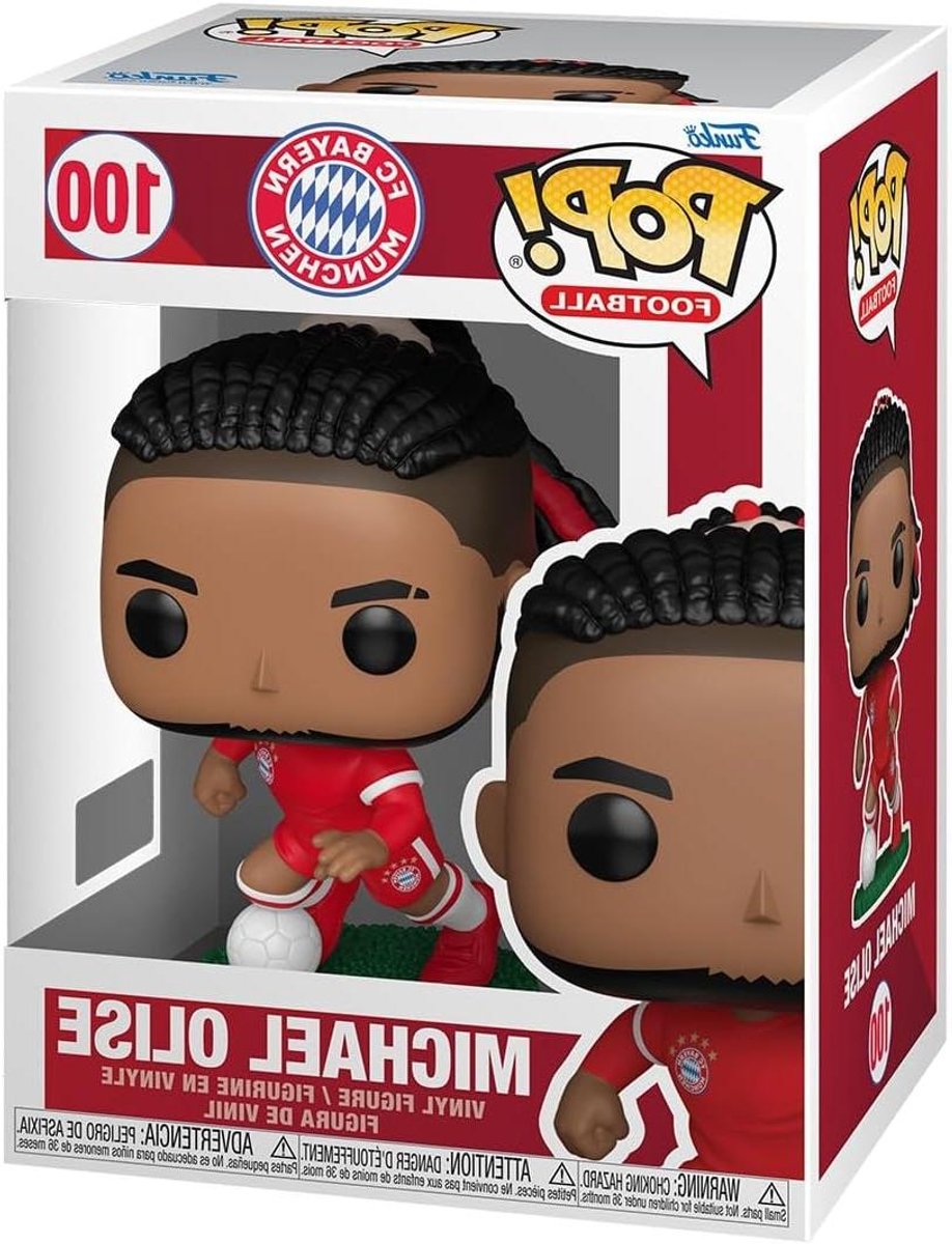 FC Bayern München Michael Olise - Voetbal Verzamelfiguur - Verzamelen - Gedetailleerd Vinyl - 10.7 cm - Multicolour