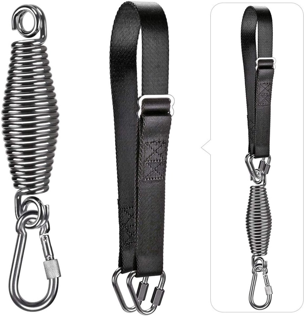 SnelShoppen - Heavy Bag Hanger Strap voor Thuis Gym - Flexibele en Duurzame Punching Bag Hanger met Carabiner - Ideaal voor Training, Fitness, Pull Up