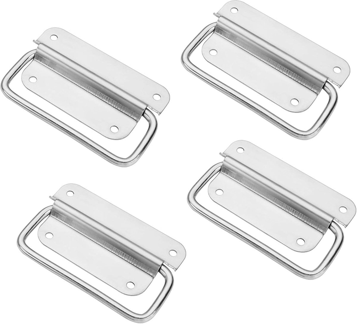 Folding Handles, Stainless Steel, Collapsible, Handles, Box Handles, Hardware Boxes, Silver Handles, Tool Box, Door - ShopVlot