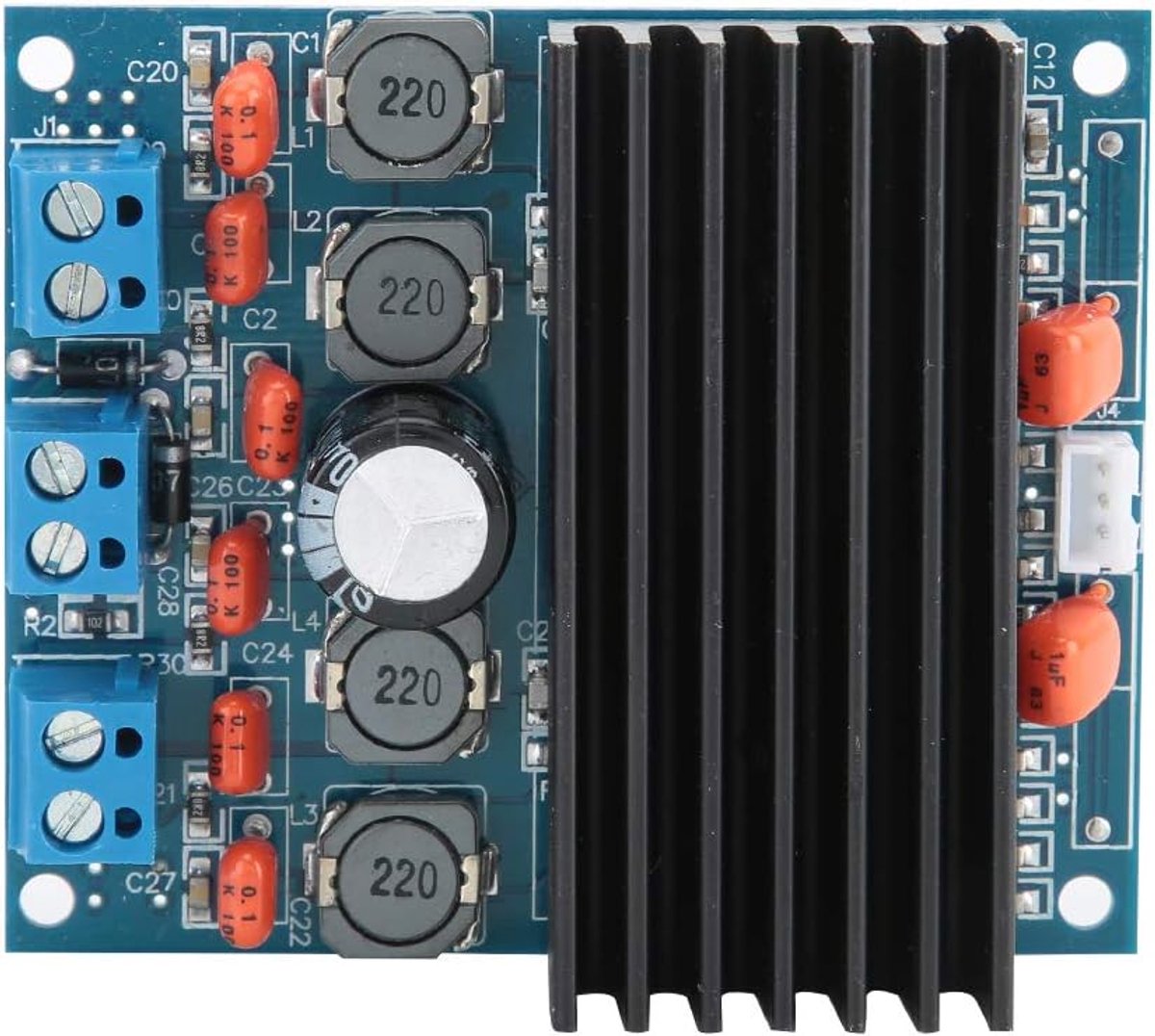 SnelShoppen - High Power Digitale Versterker Bord TDA7492 50W * 2 / 100W Parallel Brug, Professionele Geluidskwaliteit, Duurzaam en Betrouwbaar