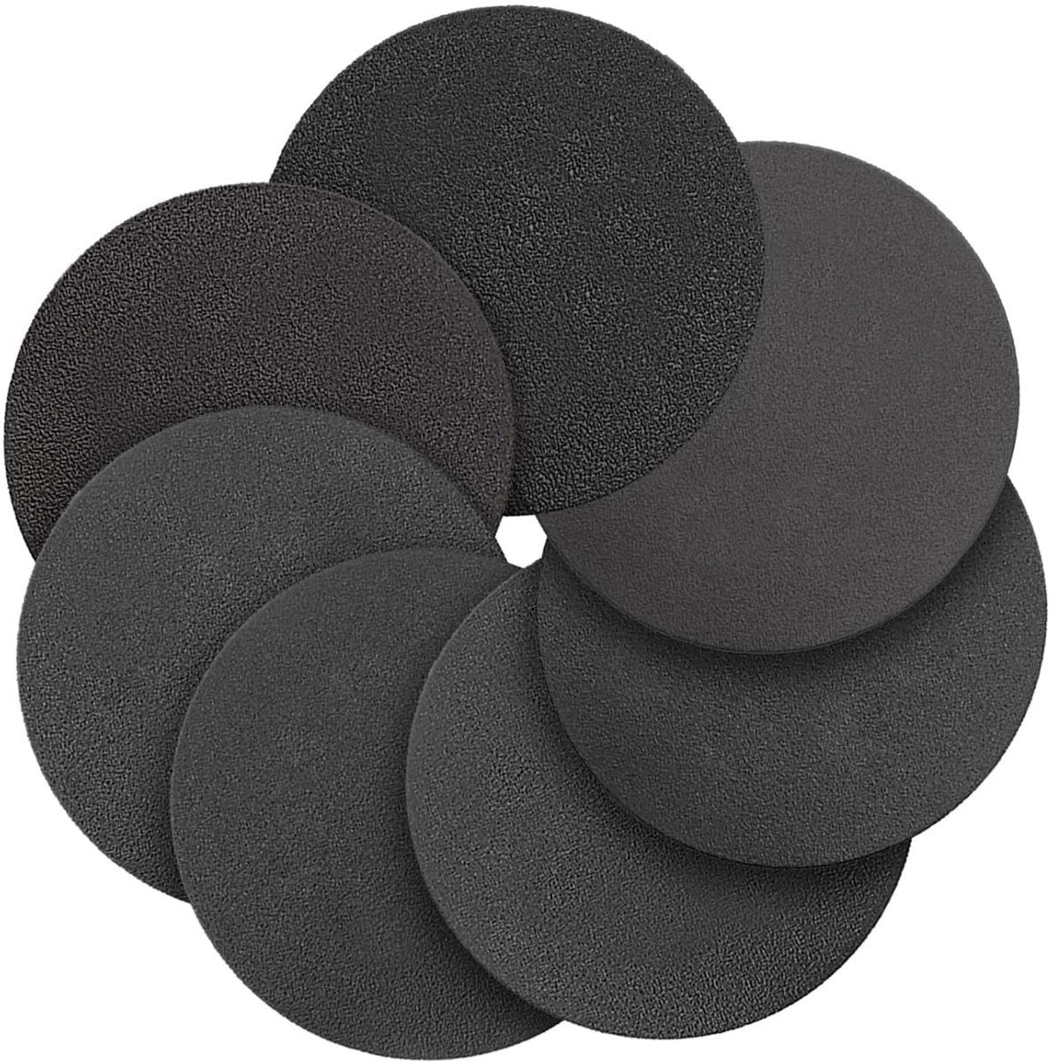 SnelShoppen - Schuurdiscs 35 Stuks, 125 mm, 60/80/100/120/150/180/240 Korrels, Perfect voor Schuren, Polijsten, Stofvegen