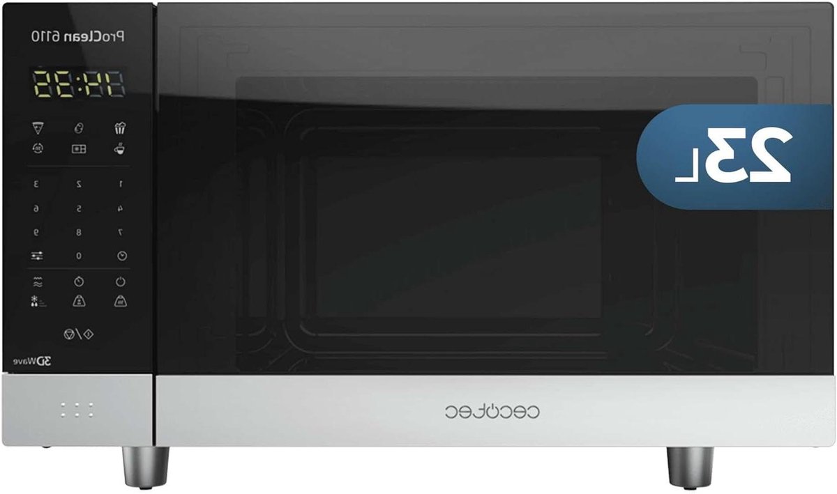 Magnetron Zwart - Oven Magnetronoven - Snel Eten Opwarmen - Ready2Clean Coating - 23 liter - Zwart