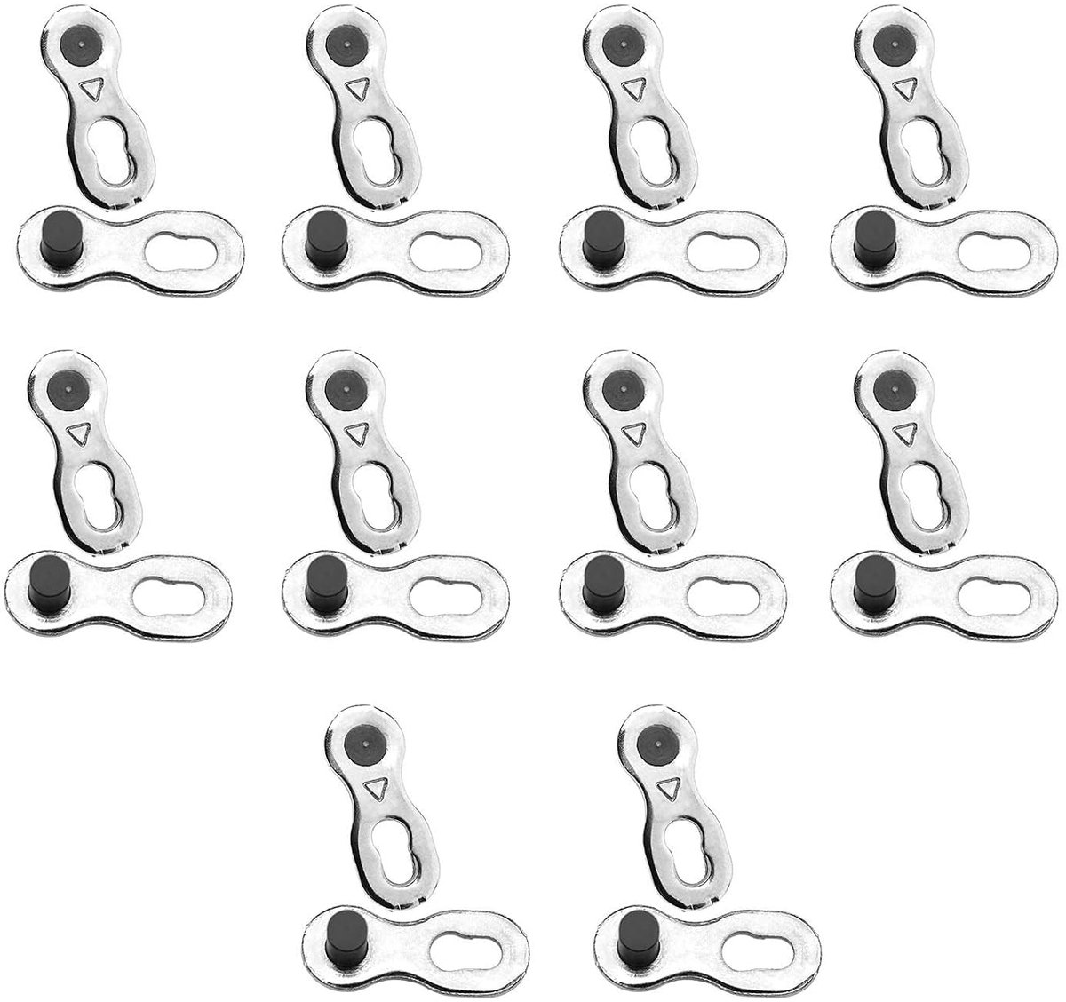 SnelShoppen - 10 Paar 6 7 8 Versnelling Missing Link Fiets Ketting Verbinder Set - Herbruikbaar Mountainbike & Racefiets - Snelle Ketting Reparatie
