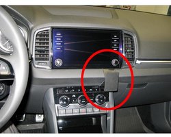 Brodit ProClip houder geschikt voor Skoda Karoq 2018 - Angled mount High