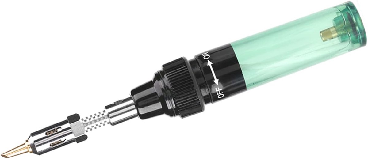 SnelShoppen - Draadloze Butaan Gas Soldeerbout - Soldering Gun Voor Solderen, Lassen en Reparaties - Lichtgewicht en Draagbaar - Groene Soldeerpen