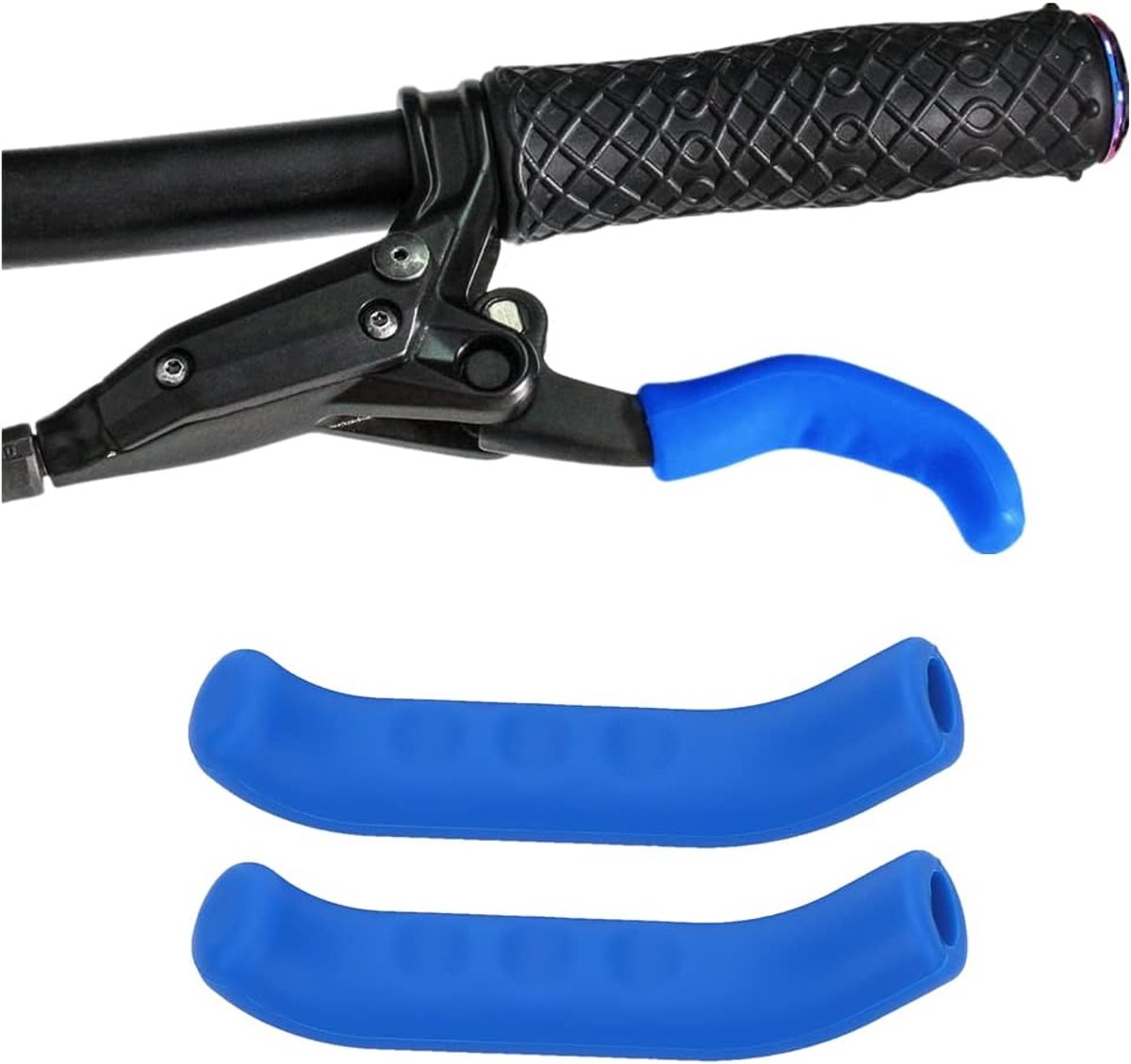 SnelShoppen - Remhendel Covers, Antislip Siliconen Moffen voor Remmen, Grip voor Mountainbike en Stadsfiets, Shock Absorberend, Lichtgewicht, Waterdic
