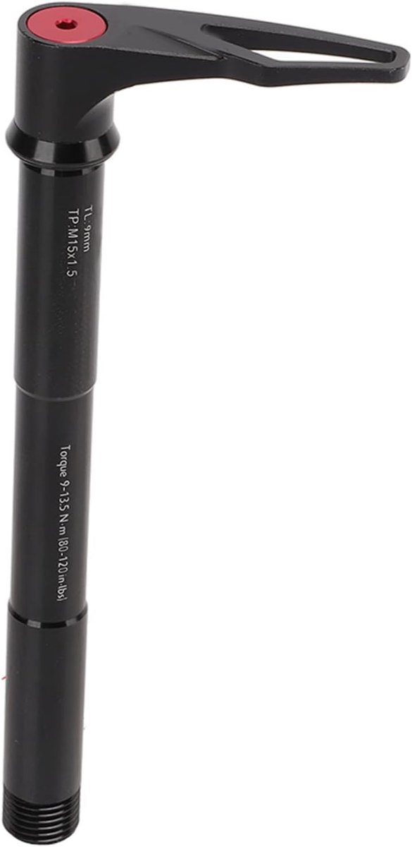 SnelShoppen - Fiets Vooras Skewer, Thru Axle Snelle Ontgrendeling Zware Aluminium Voor (L: 158mm) voor Fietsreparatie en Onderhoud