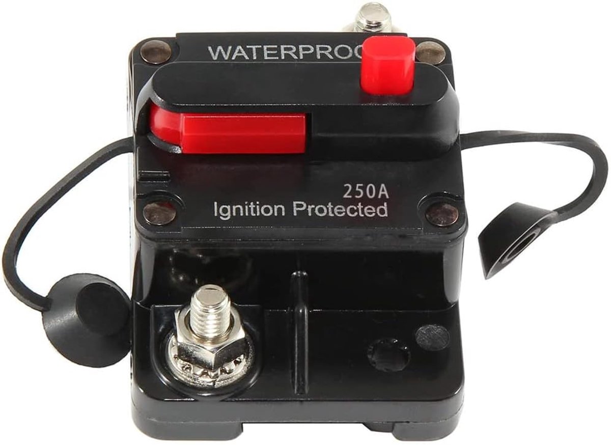 SnelShoppen - Waterdichte Circuitonderbreker voor Boot Trolling Motor Marine ATV Voertuigen Stereo Audio Elektronisch Accu Systeem Inline Zekering met