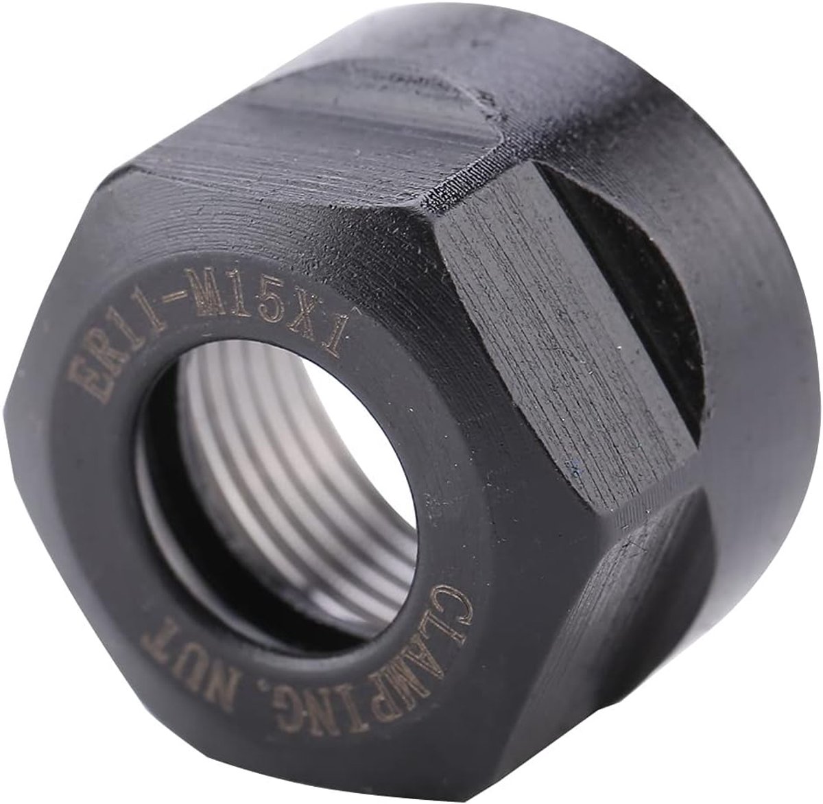 SnelShoppen - ER11 Spannmoer M15 Zwart CNC Freesmachine Draaibank Collet Spanner M13 M14 M15 Spannbeitel voor Industriële Bewerking Gereedschappen