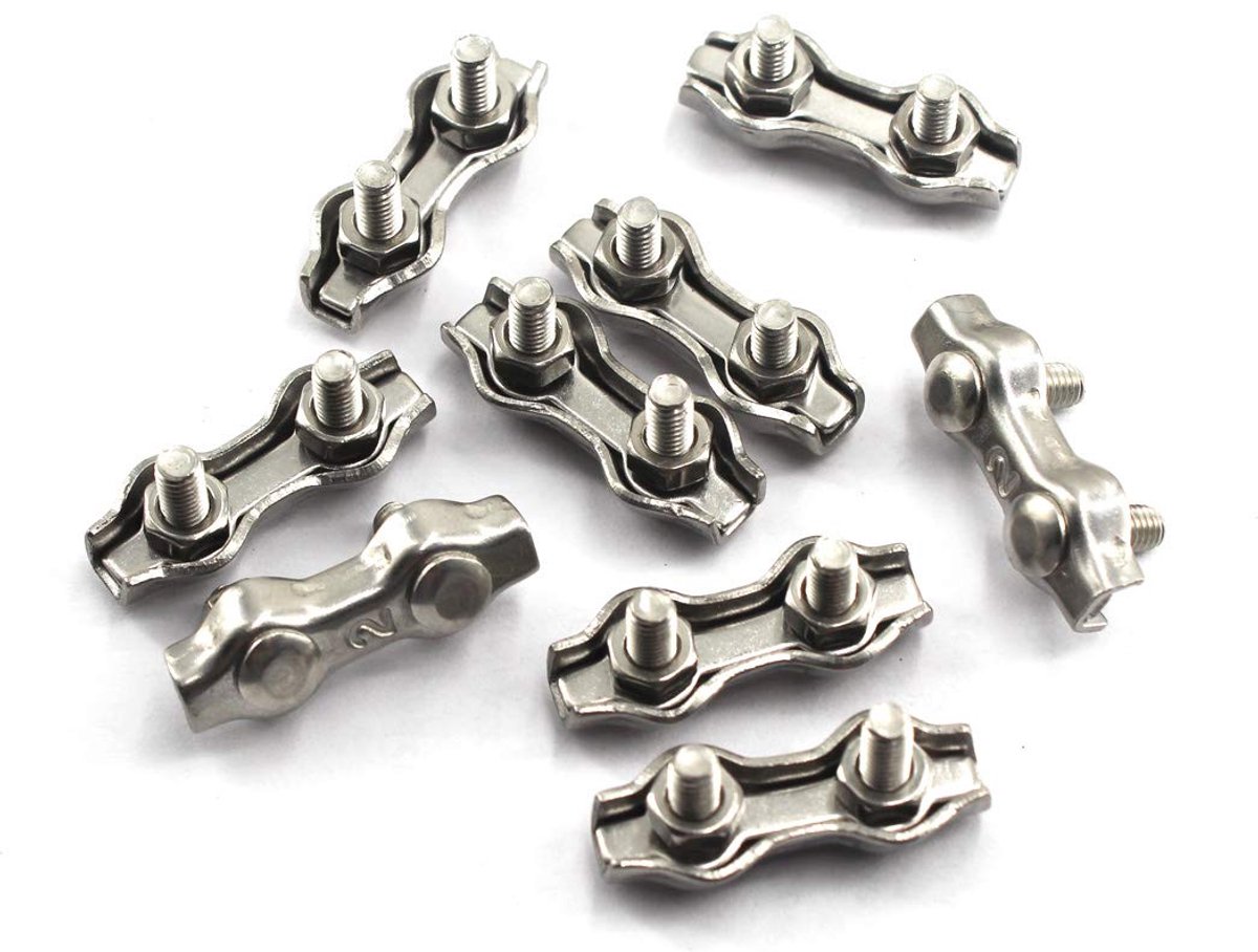 Wire Rope Clip Clamp, M2, 20 - ShopVlot