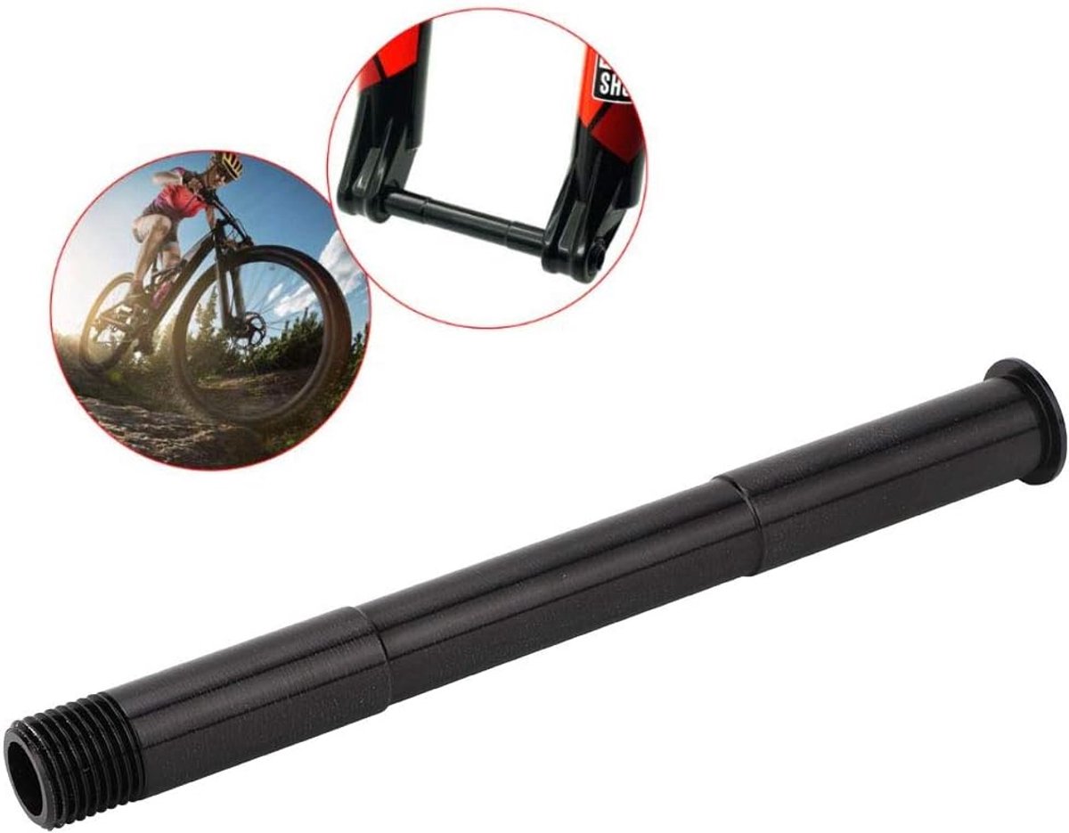 SnelShoppen - Thru Axle 15 x 110mm Snelle Ontgrendeling Fiets Aluminium Legering Voorkant Vork Thru Axle 15mm x 100mm Accessoires voor Rockshox Vorken
