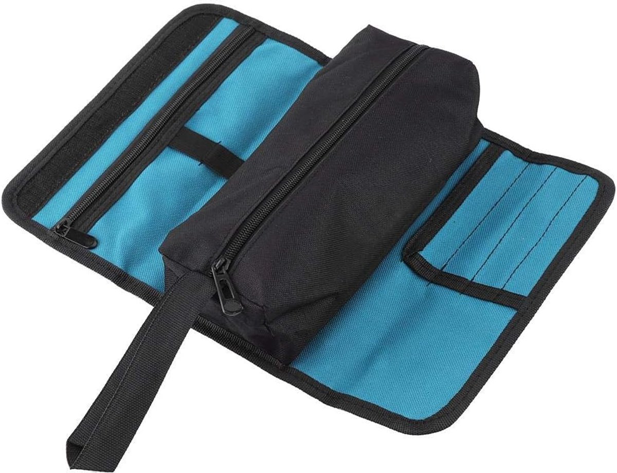 SnelShoppen - Elektriciens Gereedschapsriem, Professionele Tool Bag, Vouwbare Gereedschapsopberger, Organizer met Grote Ritszak, Geschikt voor Install
