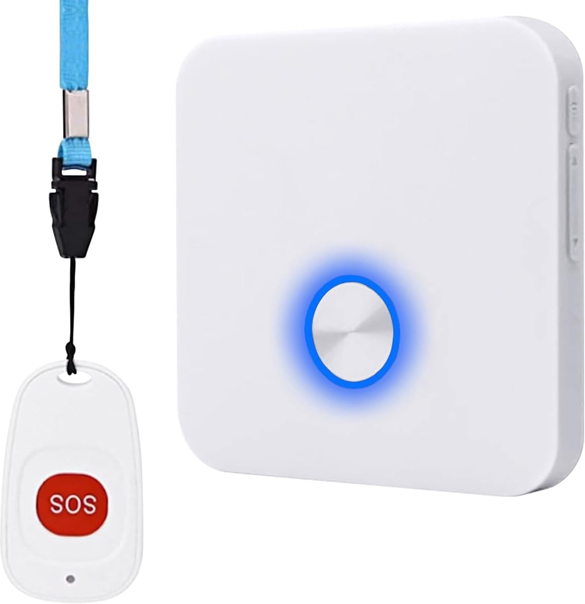 Haus Wireless Mobile Alarm Emergency Call Button Home Emergency Call Panic Alarm Rechargeable Radio Alarm for Patient - ShopVlot