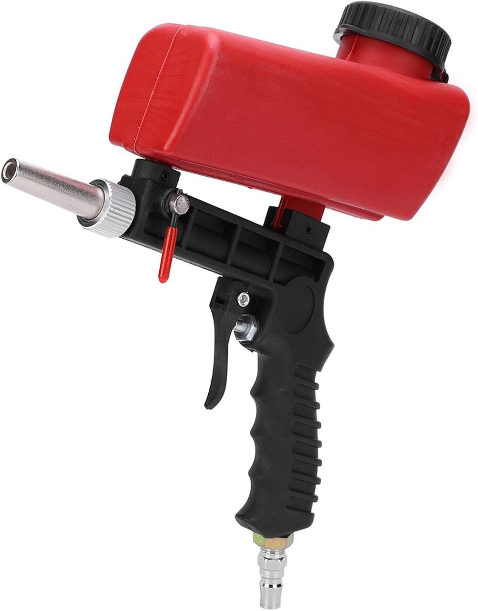 SnelShoppen - Pneumatische Sandstraalmachine, Industrieel Verstelbare Draagbare Sandblaster, Handmatige Pneumatische Straler voor Metaal, Hout en Meer