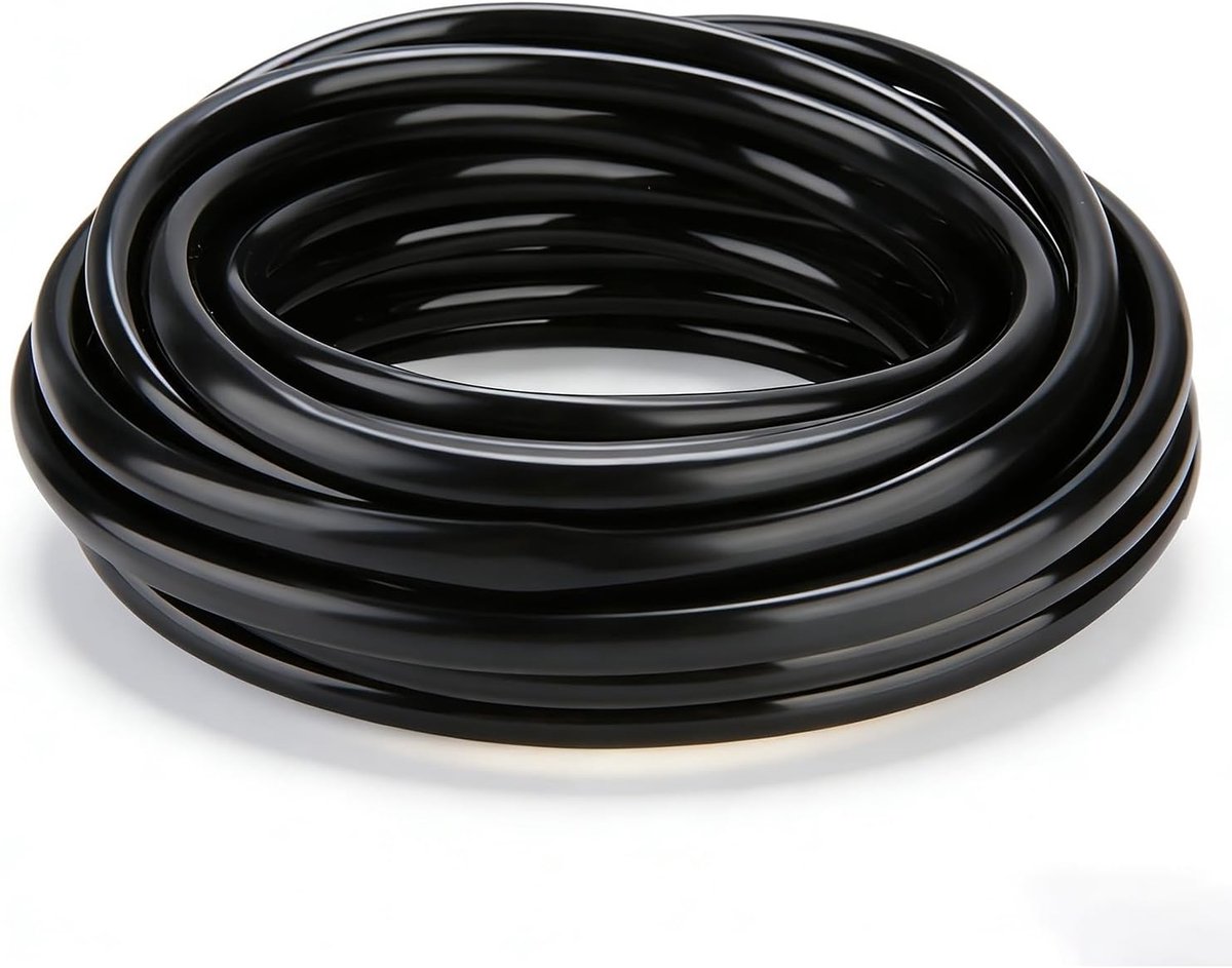 Druppelslang 8 mm ID 10 m - Flexibele PVC micro-irrigatieslang - Lichtgewicht en eenvoudig te installeren - ShopVlot