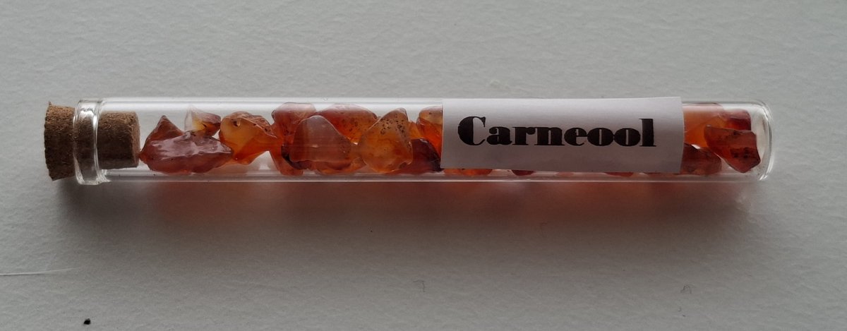 Geluksbuisje met "Carneool"