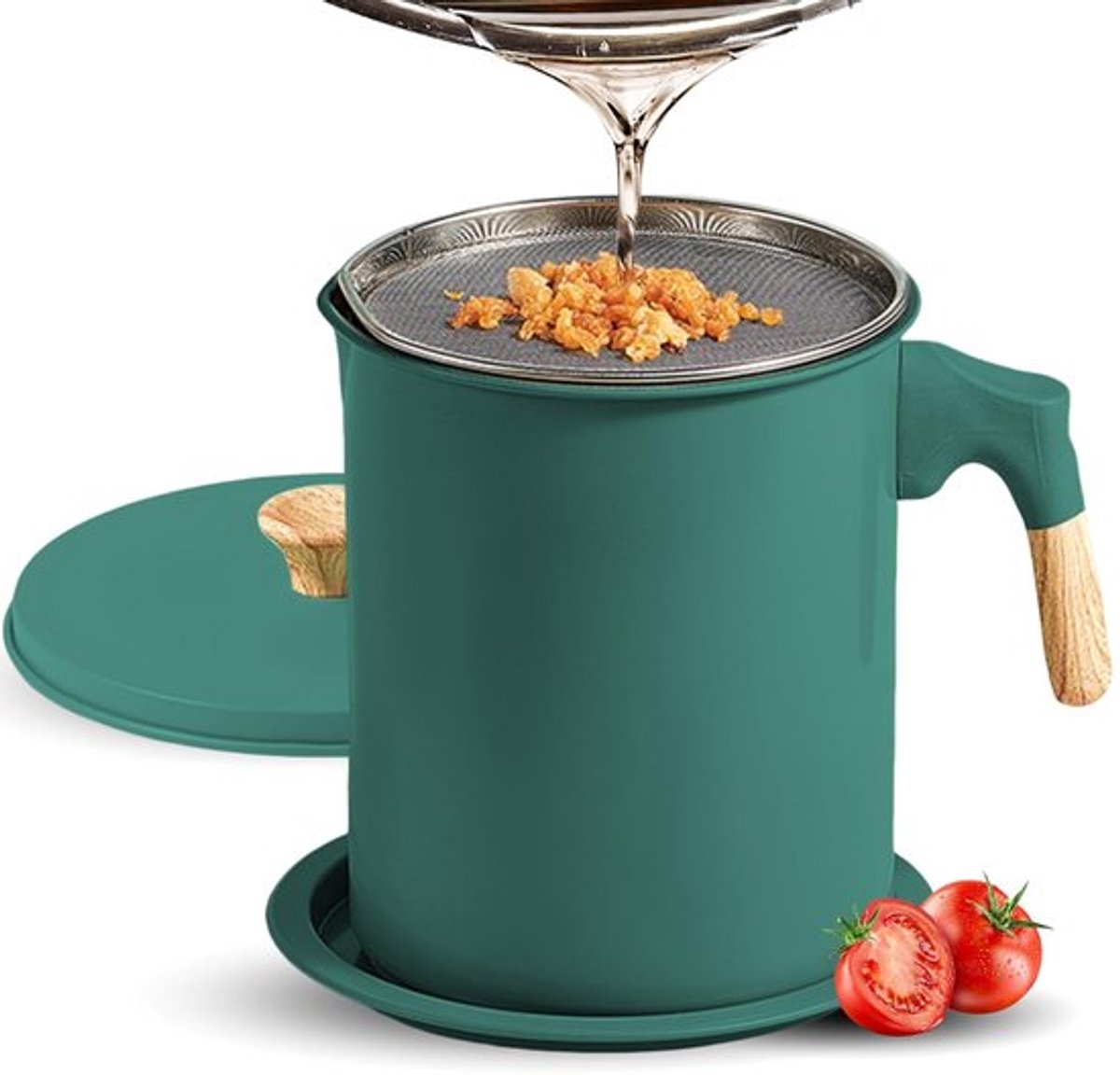 Oliezeefpot 1,4L - Olieopslagcontainer - Filter
