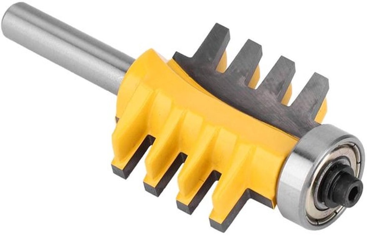 Vingerlasfrees Langdurige Hardmetalen Slijtvaste Frees - Houtbewerking - Roestbestendig - Hoge Slijtvastheid - 8 mm Schachtdiameter - Professioneel/Hobbygebruik