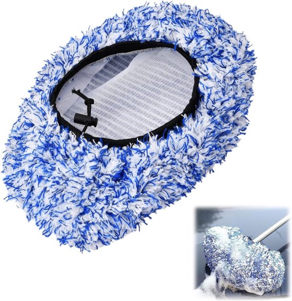 Microvezel Wasborstelhoes voor Autowasstraat - Blauw
