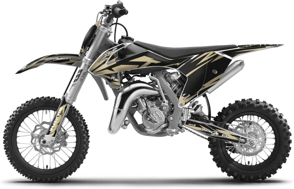 Motorfiets Decals - Sticker Set - Motor Personaliseren - Specifiek Model - 2016-2023 - Zandkleur