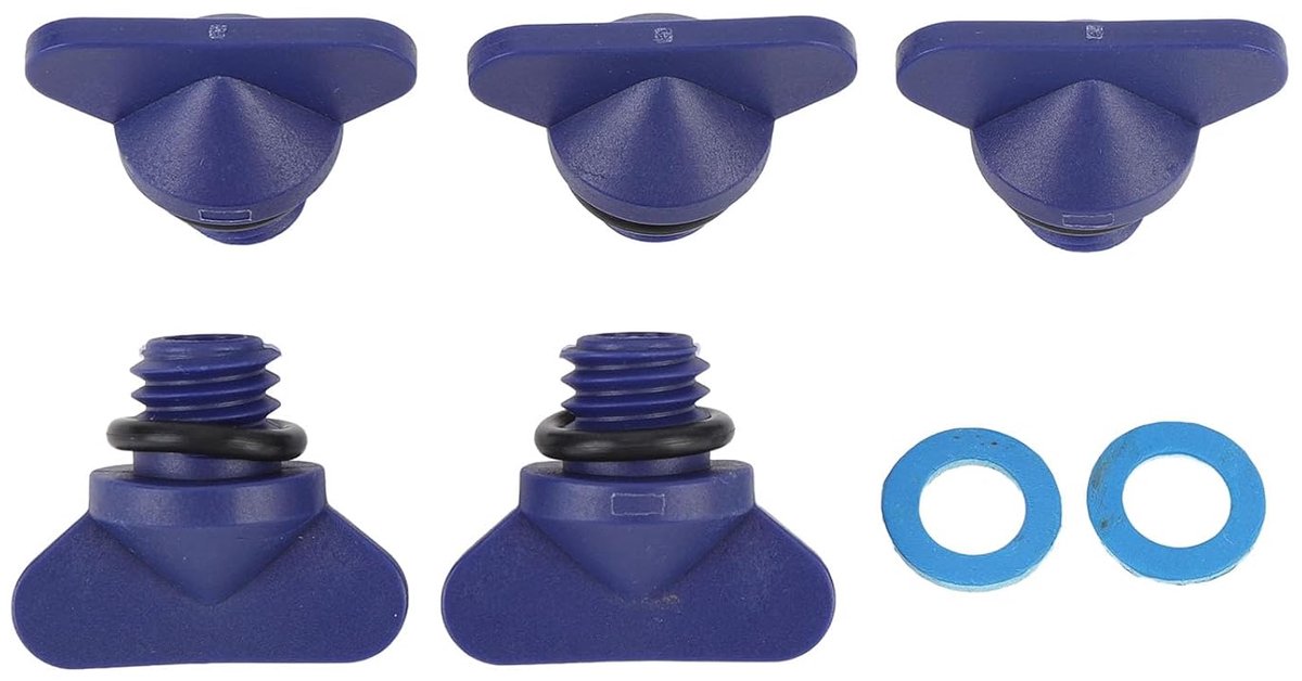 Engine Water Drain Plug Engine Block Drain Plug Kit, Made of ABS Material, OE Numbers 22 806608A02, 8M0119211 - ShopVlot