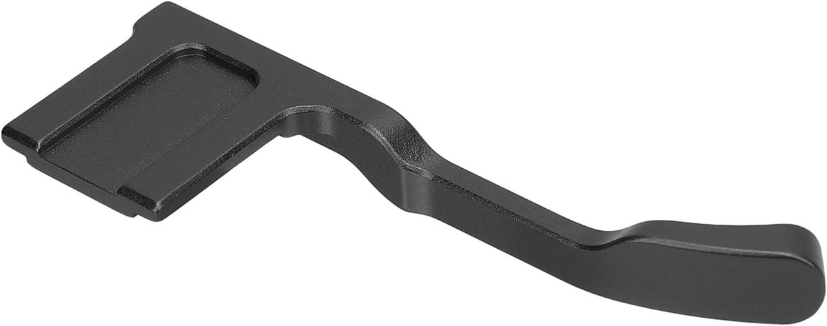 SnelShoppen - Metaal Duimsteun Grip voor GFX 50R, Hot Shoe Duimsteun voor Stabiele en Veilige Handgreep (Zwart)
