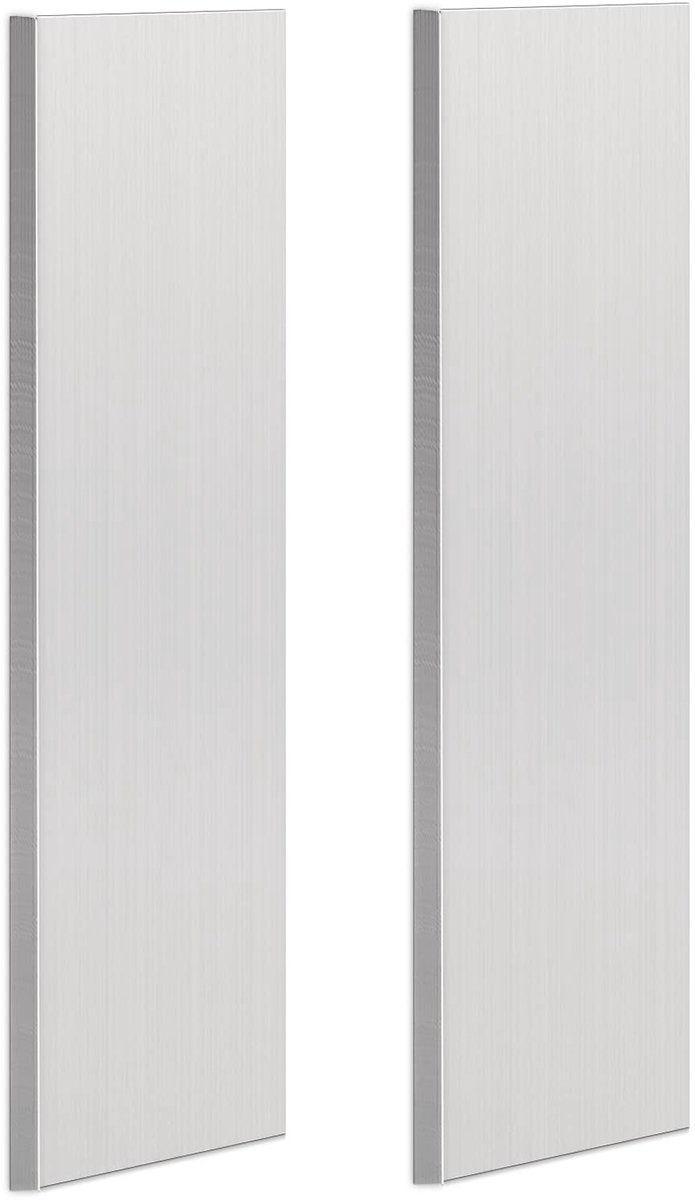 2 Pcs Square Aluminum Flat Bar, 1/8''(3mm) Thickness x 2'' Width x 12'' Length, 6061 General Purpose Plate, T6511 - ShopVlot