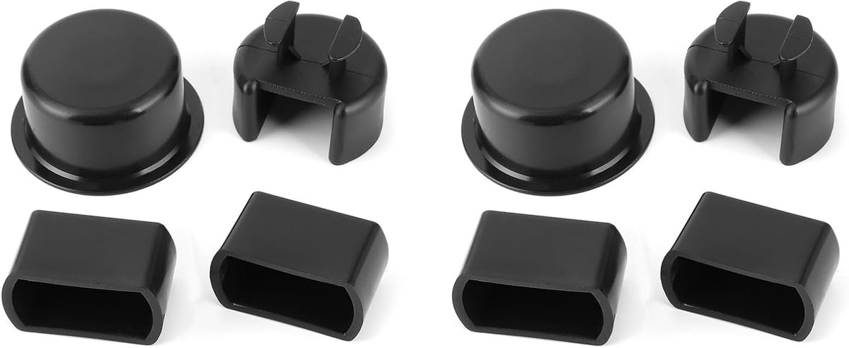 SnelShoppen - 4-stuks Set Achterklep Scharnierscharnier Pivot Bussen Inzetkit 38641 voor F450 F550 - Duurzaam Plastic Materiaal voor Betere Flexibilit