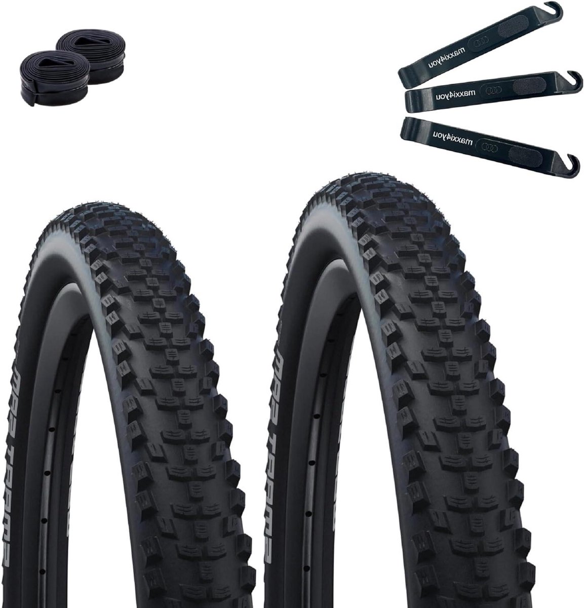 Fietsbanden Set - Binnenbanden Mountainbike - Mountainbiken - Addix Performance Compound - 20 x 2.35 inch - Zwart