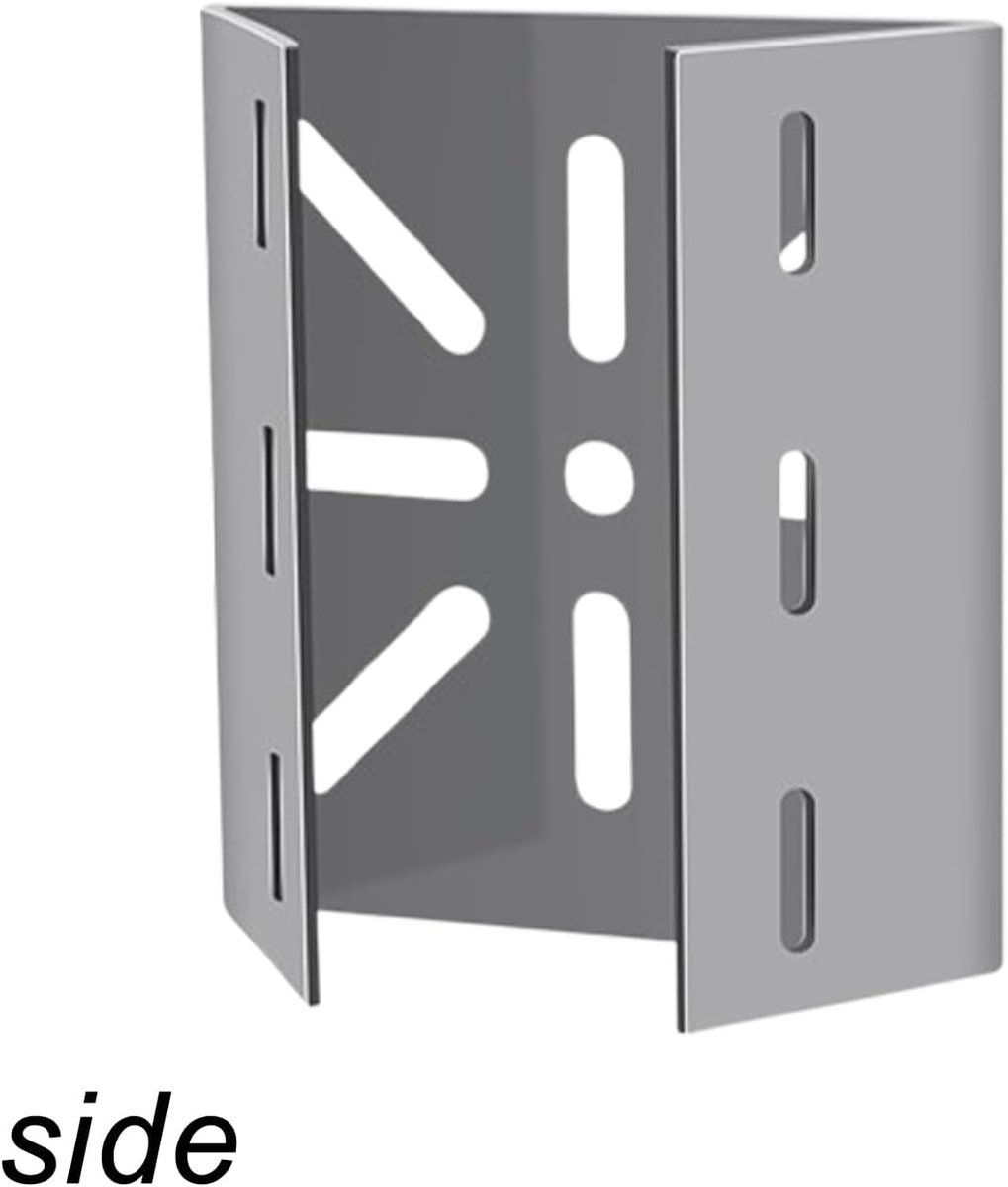 SnelShoppen - Master Holder voor Beveiligingscamera, Universele Verticale Mast Houder, Ideaal voor Verlichting, Zonnepanelen, CCTV Camera's, Roestvrij