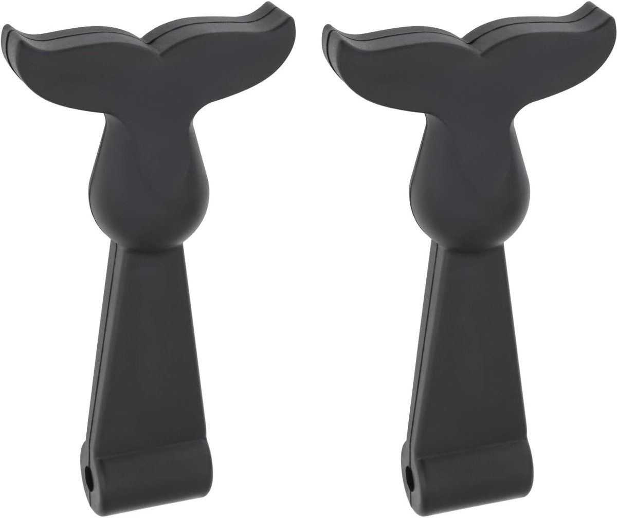 SnelShoppen - 2 Stuks Walstaart Koelbox Deksel Sluitingen 12.5x6.5x3cm T-vormige Rubber Sluitingen Zwart Geschikt voor Koelboxen