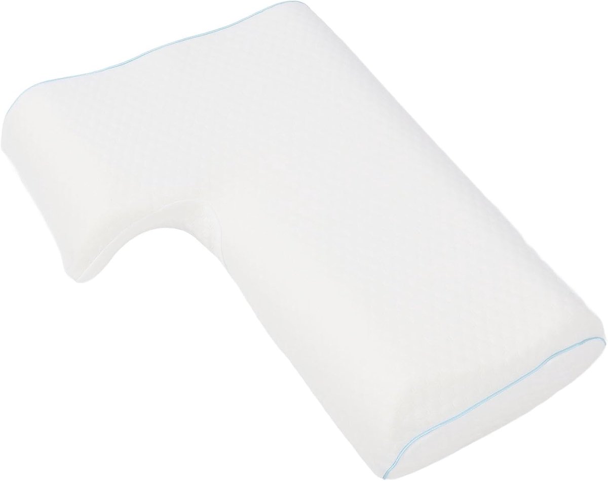 SnelShoppen - Side Sleeper Kussen, Geheugenfoam Kussen met Langzame Terugslag, Arm Kussen ter Voorkoming van Handanesthesie, Orthopedisch Kussen voor