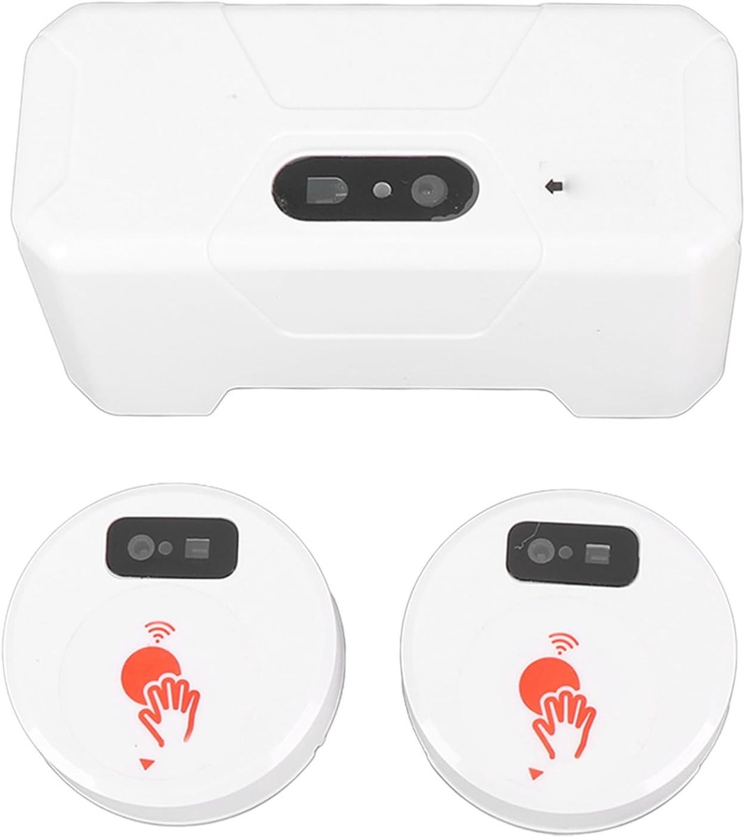 SnelShoppen - Automatische Toilet Flush Set met Elektrisch Mechanisme, Eenvoudige Installatie, 2 Verwisselbare Sensors, Waterdichte Automatische Spoel