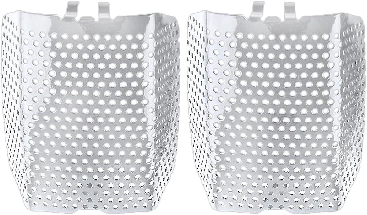 SnelShoppen - Motorfiets Voorrem Remklauw Inzetcover, Voorrem Klauw Inzet, 1 Paar Motorfiets Gaas Voorrem Cover met Klein Gat Geschikt voor Harley-Dav