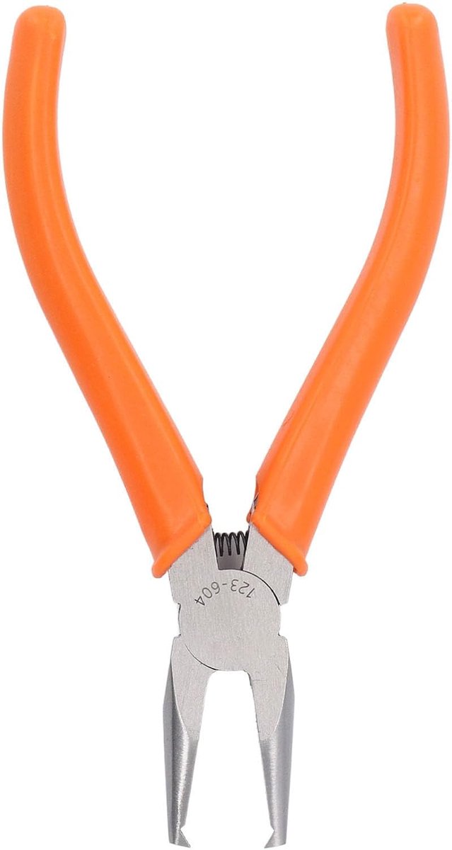 SnelShoppen - Cross End Cutter - Transversale Kniptang - 4mm CRV - Recht Hoekige, Veerbelaste, Antislip Handgreep, Ideaal voor Metaal en Kunststof