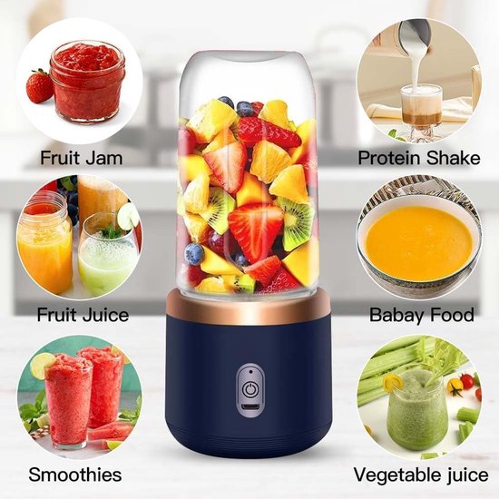 Blender To Go - Smoothie Maker - Draagbare Blender - blenderitem van Merkloos — afbeelding 3