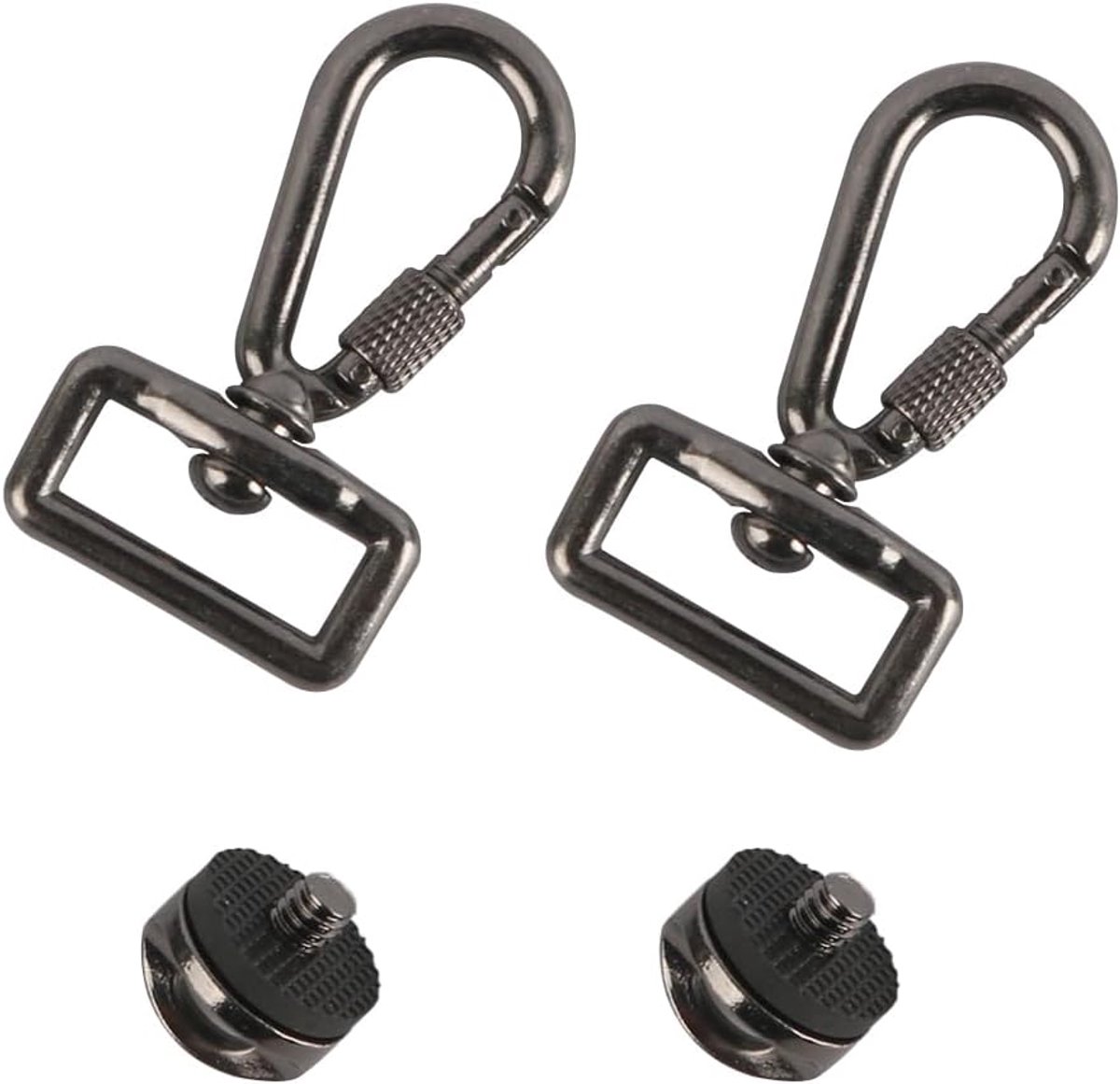 SnelShoppen - Camera Strap D-ring - 1/4" Schroef - Set van 2 - Aluminium Legering - Onmisbaar voor SLR Camera - Fotografie Accessoires