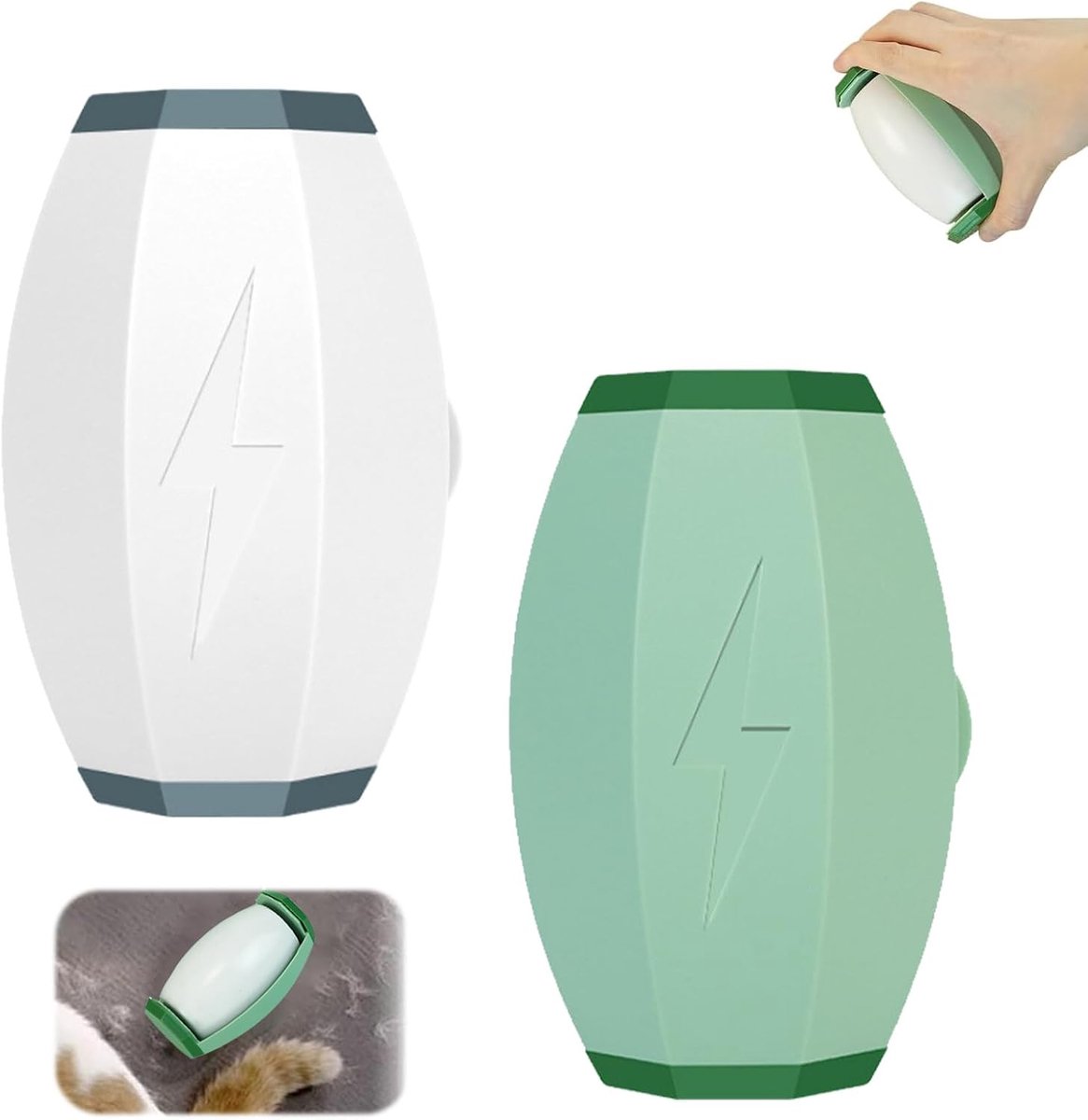 SnelShoppen - 2-Pack Herbruikbare Lintroller, Wasbare Plakrollers voor Kleding, Reizen en Thuis, Effectieve Haar- en Stofverwijderaar voor Sofas, Tapi